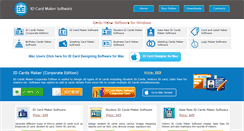 Desktop Screenshot of idcardmakersoftware.com