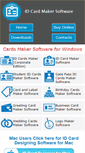 Mobile Screenshot of idcardmakersoftware.com